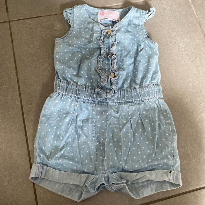 Combinaison jean 9/12 mois