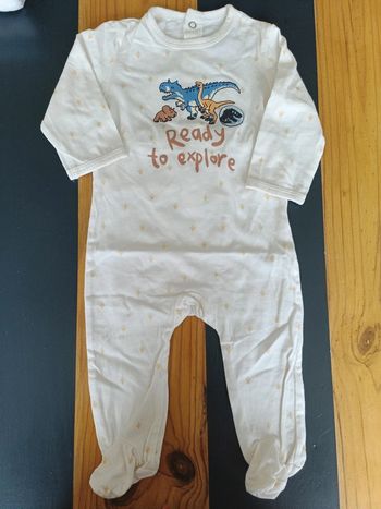 Pyjama dinosaure manches longues