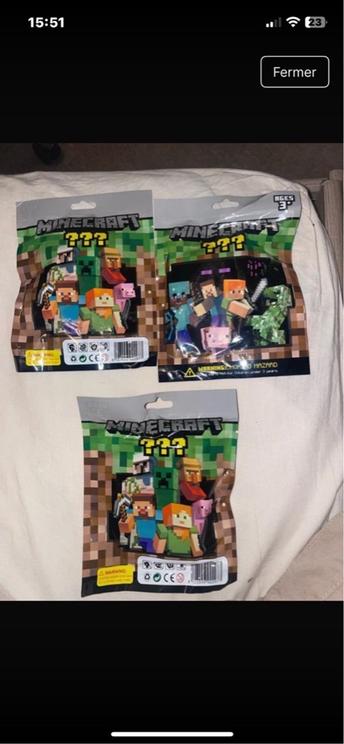 Figurine minecraft surprise