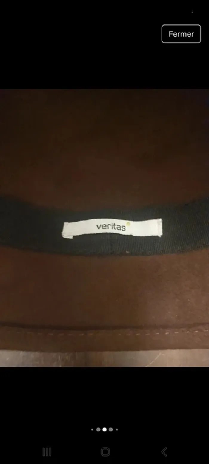 Chapeaux femme marron Veritas en laine 56cm - photo numéro 16