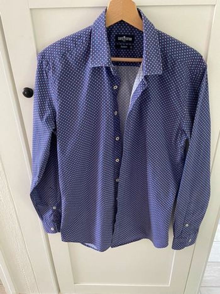 Belle chemise café Coton 39 M