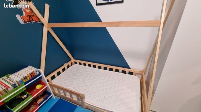 Lit tipi + matas + draps + housses de protection - photo numéro 5