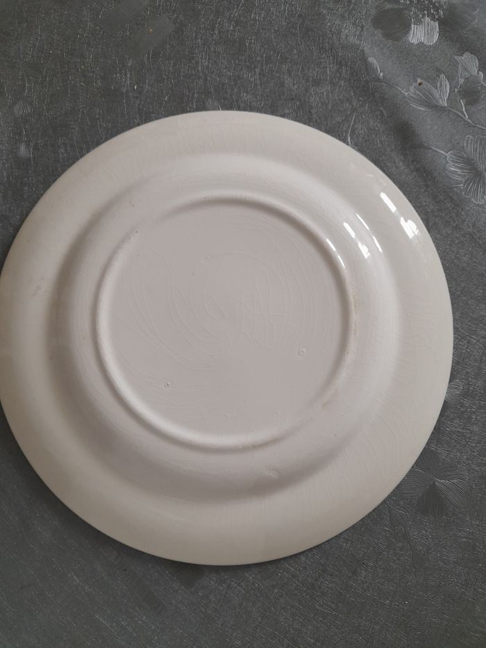 1 assiette en faïence - photo numéro 2