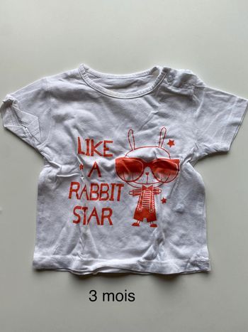 Tee shirt 3 mois