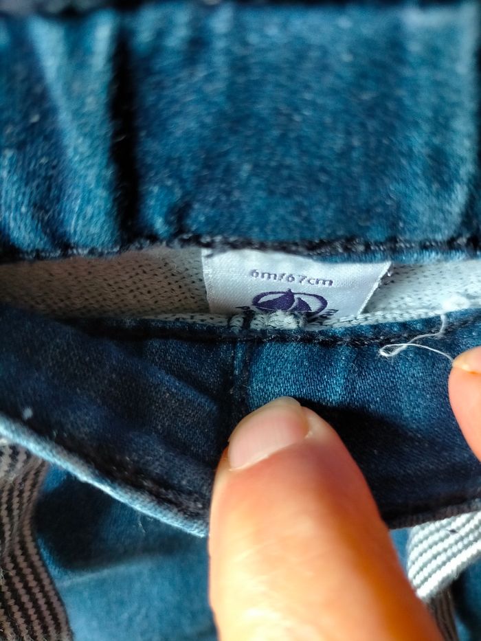 Ravissant Jegging Petit Bateau neuf 6 mois - photo numéro 2
