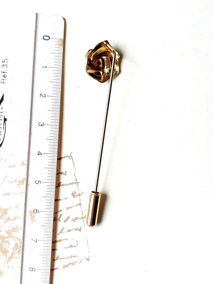 Magnifique broche vintage doré - photo numéro 3
