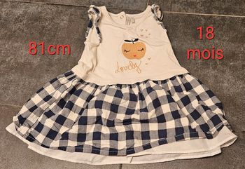 Robe orchestra pomme dorée. "Lovely". 18 mois, 81cm