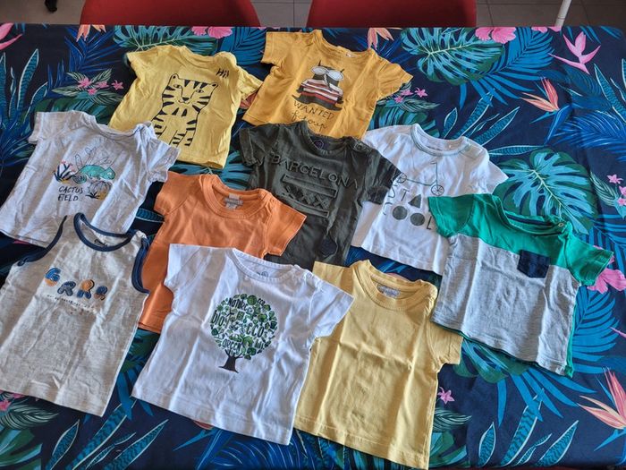 Lots t-shirts mc 6 moi