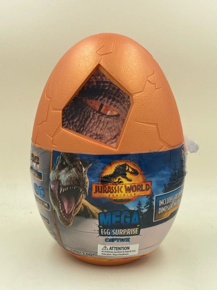 Mega Egg Surprise Captivz Jurassic World Dominion Neuf