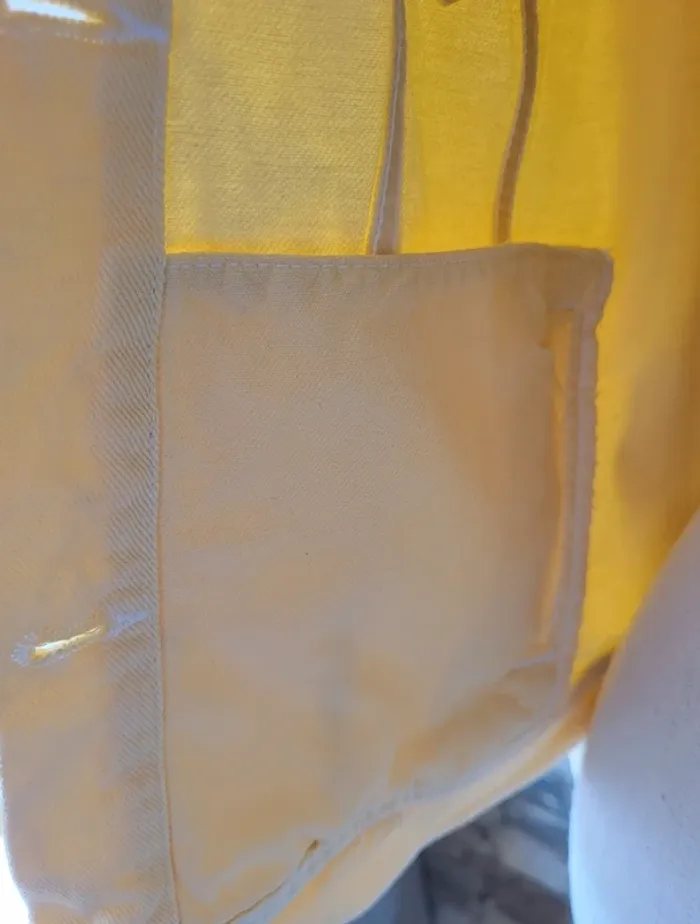 Veste en jean jaune Kiabi Taille 38 - photo numéro 6