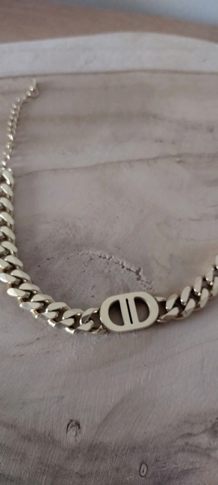 Bracelet gourmette grosse maille - photo numéro 3