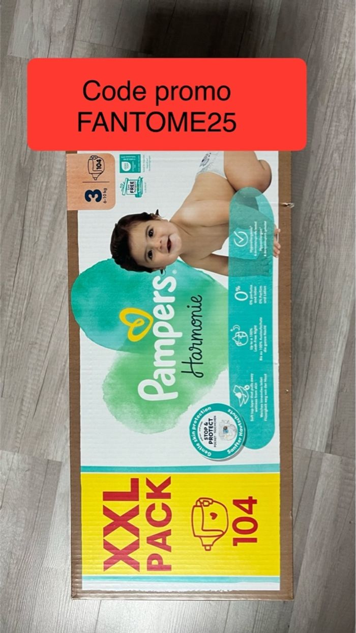 Pampers harmonie taille 3