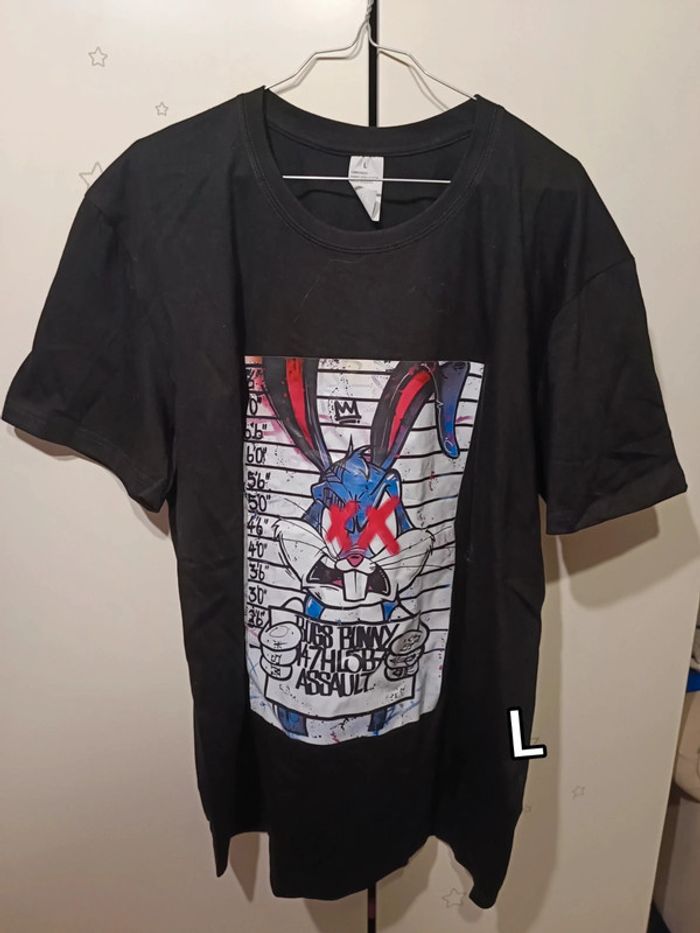 Tee shirt bugs bunny des looney toons taille L neuf