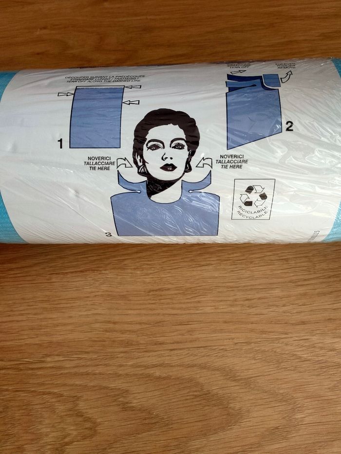 Rouleaux 80 bavoirs jetable 60x55cm - photo numéro 7