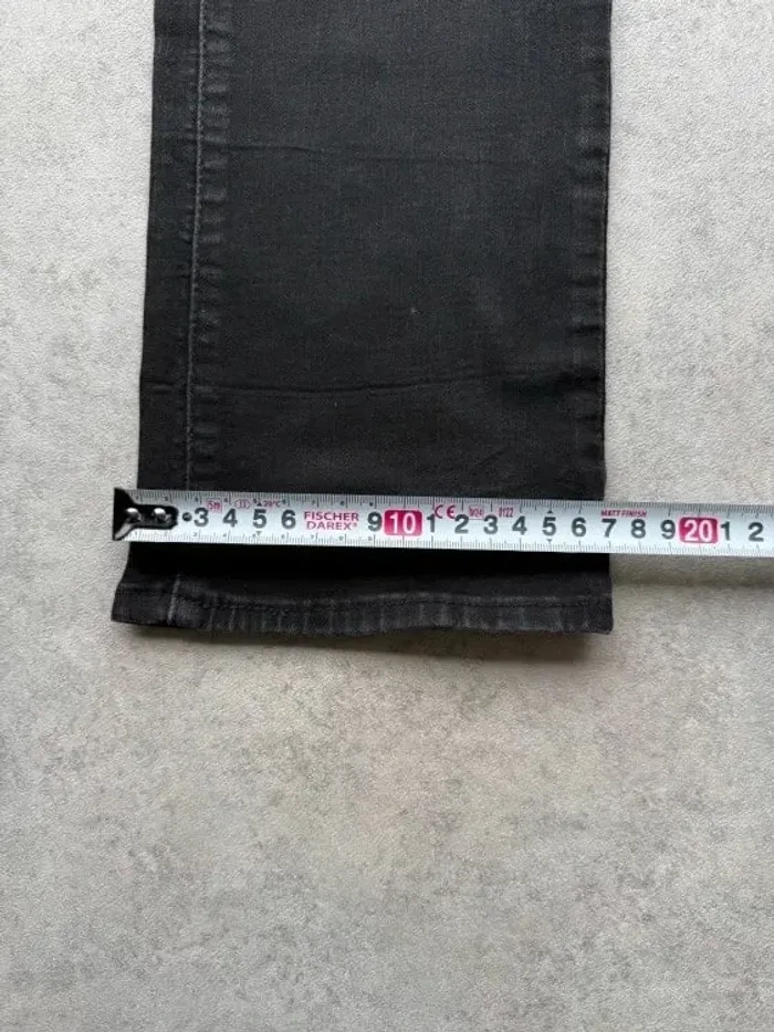 Jeans Levi's 314 W29 FR38 L30 coupe droite noir Femme Women pan558b - photo numéro 5