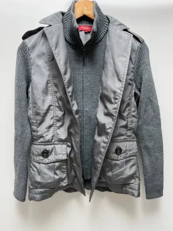 Burberry Jacket Grey - Womens Size 40 / M - Made in Spain 🇪🇸