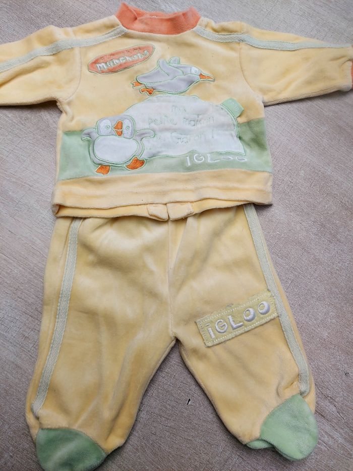 Pyjama bb garcon t 0.mois - photo numéro 2