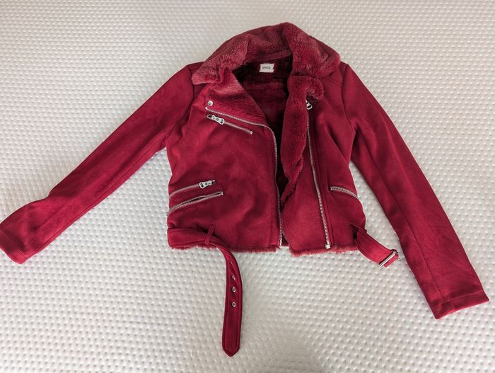 Veste perfecto suédine
