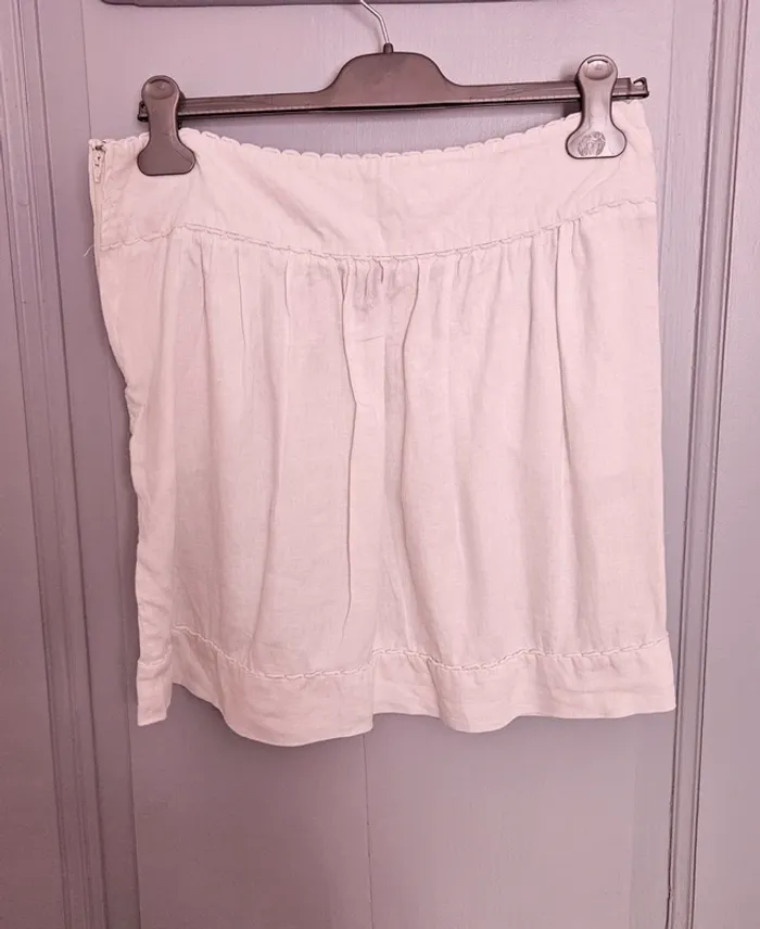 Naf Naf - Mini jupe - 100% lin - Taille 40 - photo numéro 2
