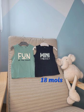 Lot de 2 débardeurs kiabi