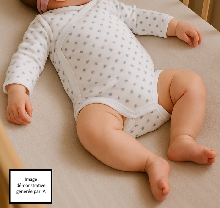 Body bébé croisé à manches longues - photo numéro 3