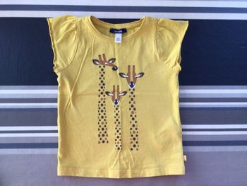 T-shirt girafe fille