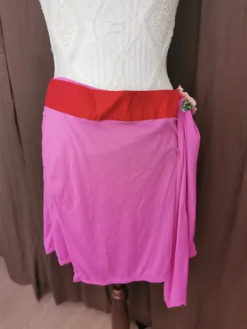 Jupe paréo Speedo vintage rose taille M Neuf