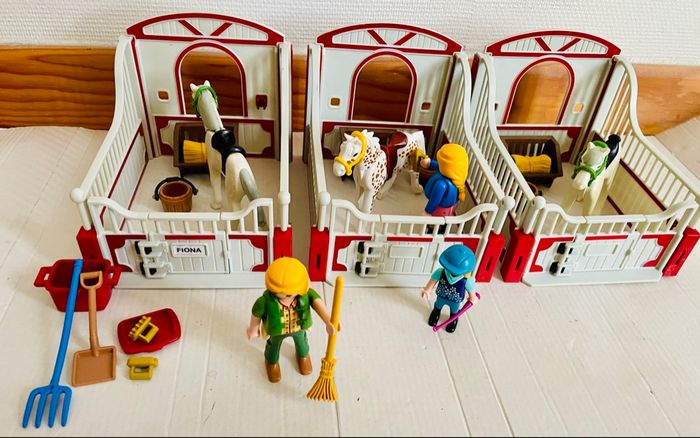 Playmobil - 3 boxes avec chevaux