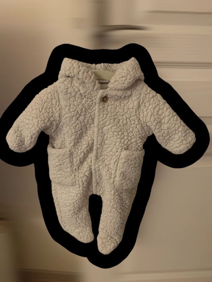 Grenouillère hiver beige