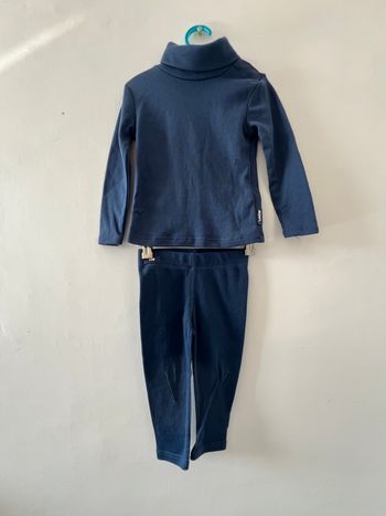 Ensemble chaud bleu
