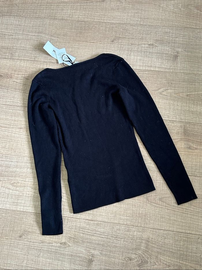 Pull noir neuf à manches longues Morgan taille XS (valeur 35€) - photo numéro 8