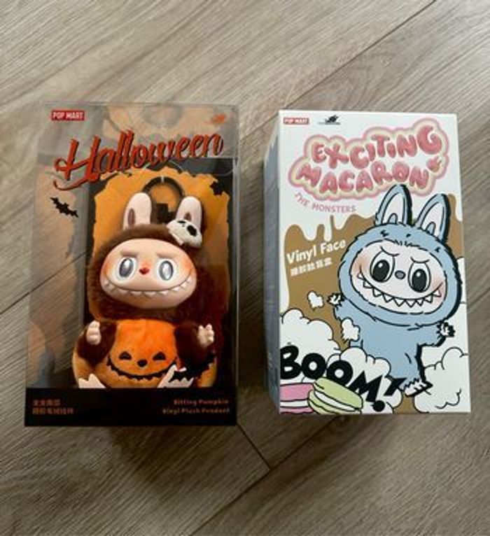 Labubu Halloween et Macaron Popmart