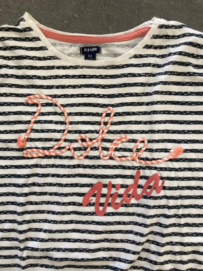 tee shirt manches longues kiabi fille 12 ans - photo numéro 2