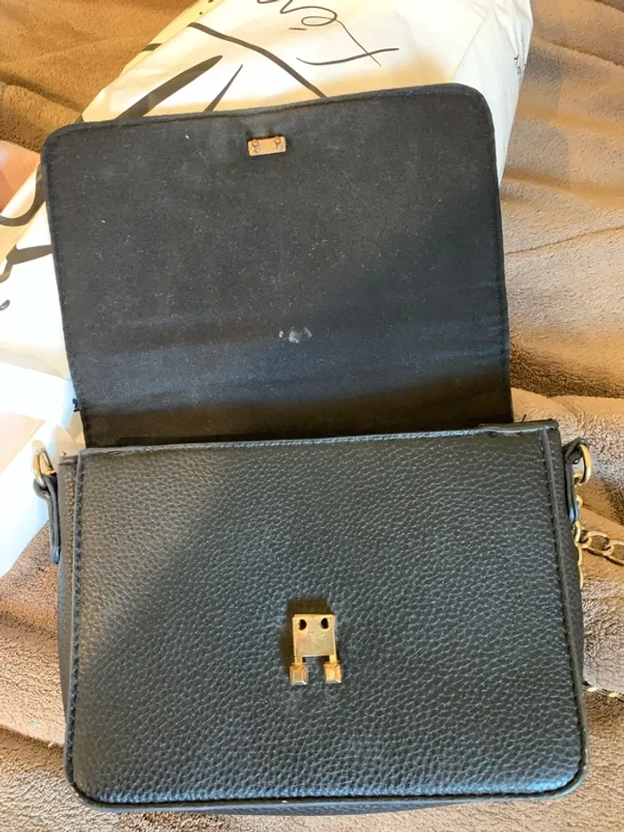 Sac avec bandoulière chaîne femme - photo numéro 5
