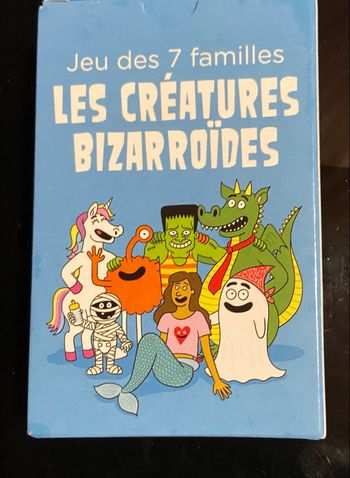 Jeu de 7 familles les bizarroïdes neuf