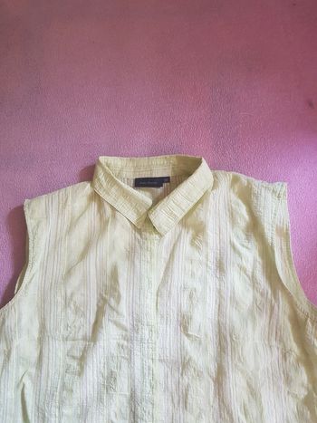 Chemise sans manches vert clair