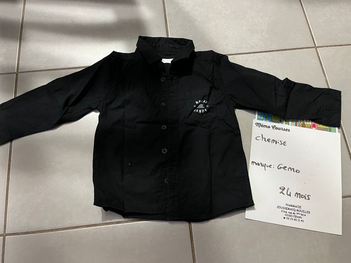 Chemise garçon 24 mois