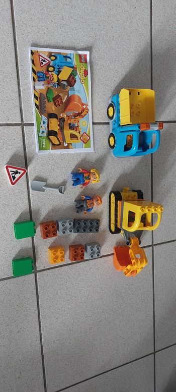 Lego duplo le camion et la pelleteuse 10812