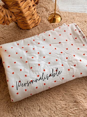 Couverture chaude bébé personnalisable