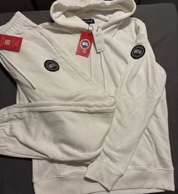 Ensemble jogging et pull Canada Goose blanc taille M