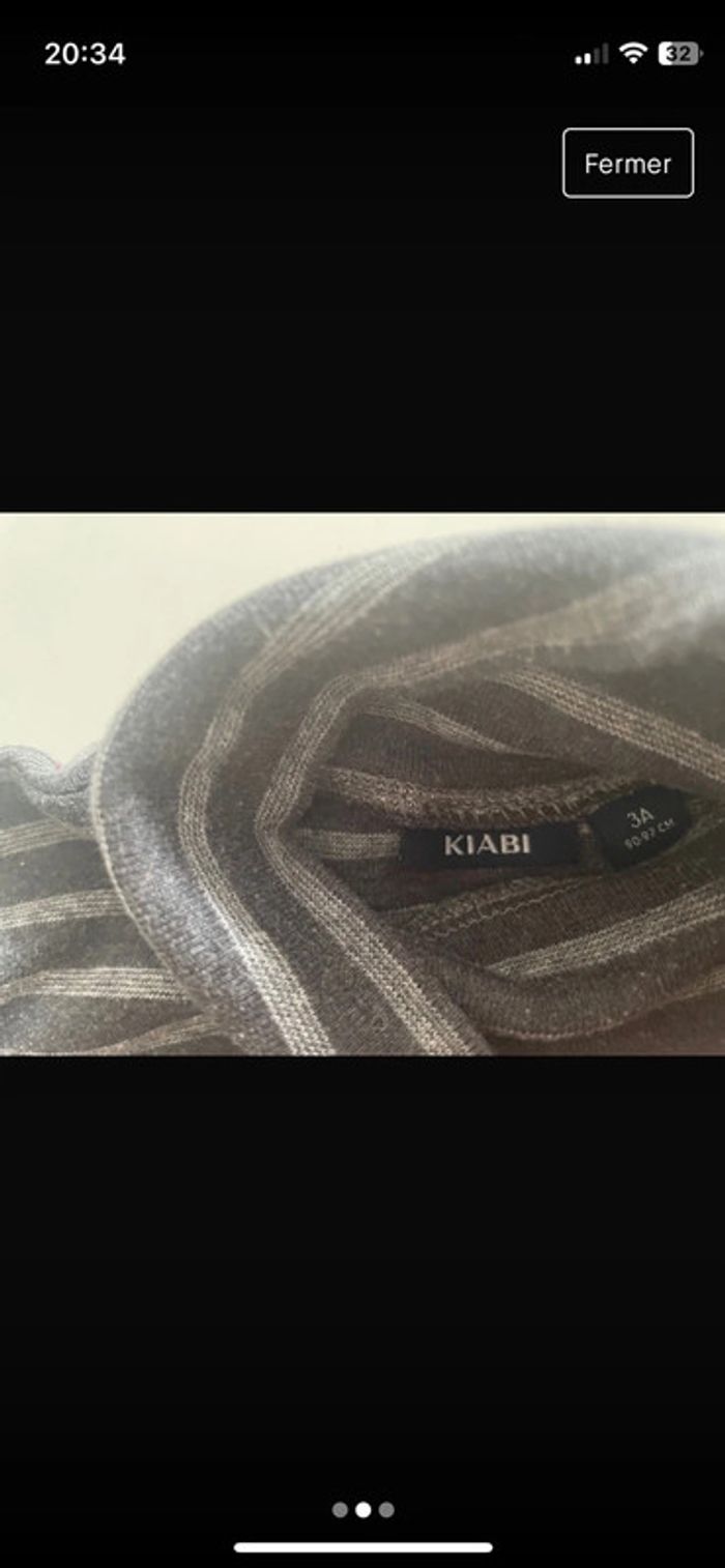Pull col roulé garçon gris kiabi 3 ans - photo numéro 2