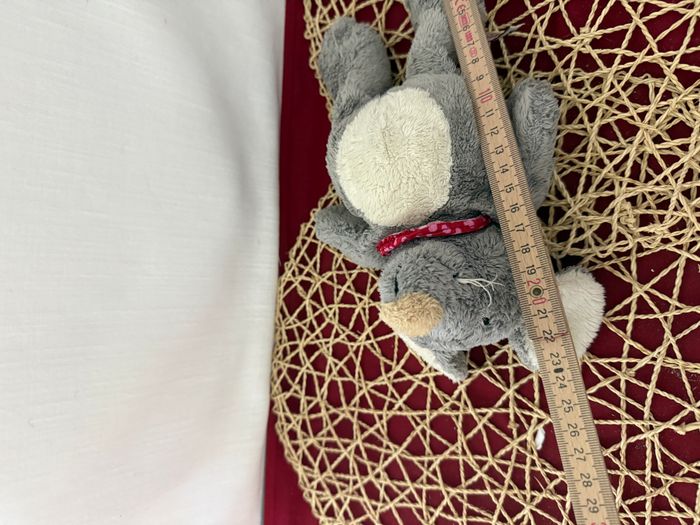 Peluche souris SIGIKID beige bandana - photo numéro 5