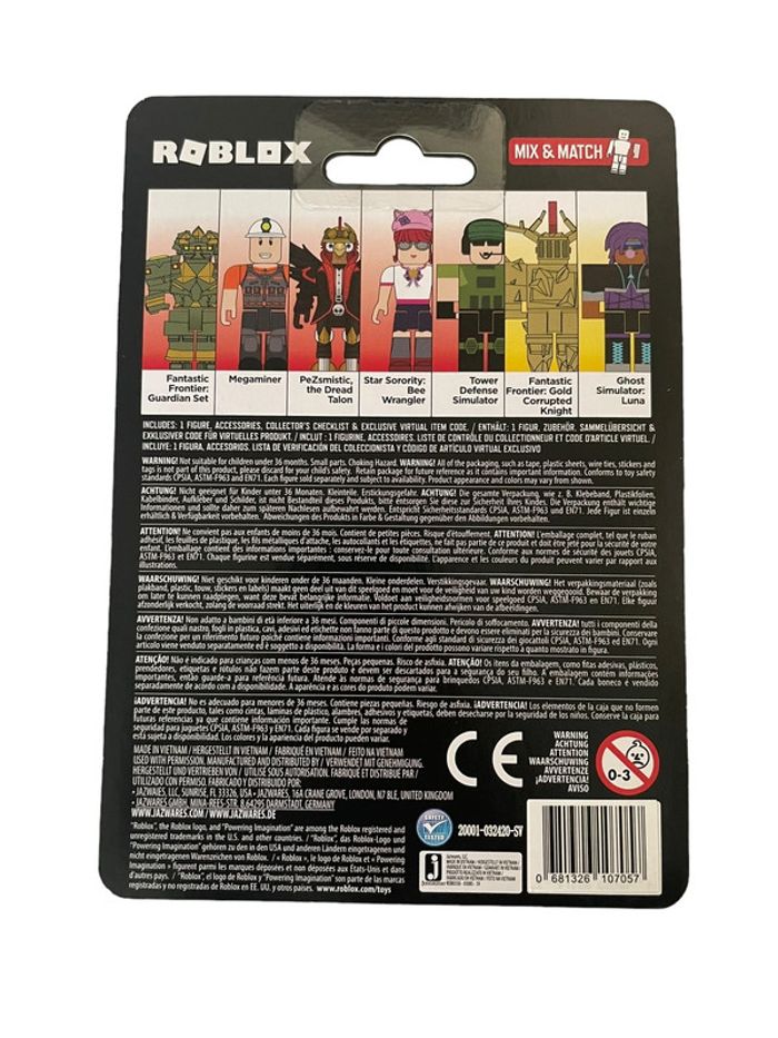 Figurine Roblox Jailbreak Secret Agent Jazwares neuf - photo numéro 2