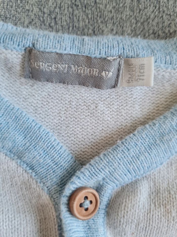 Lot de 2 gilet/pull taille 9 mois - photo numéro 6