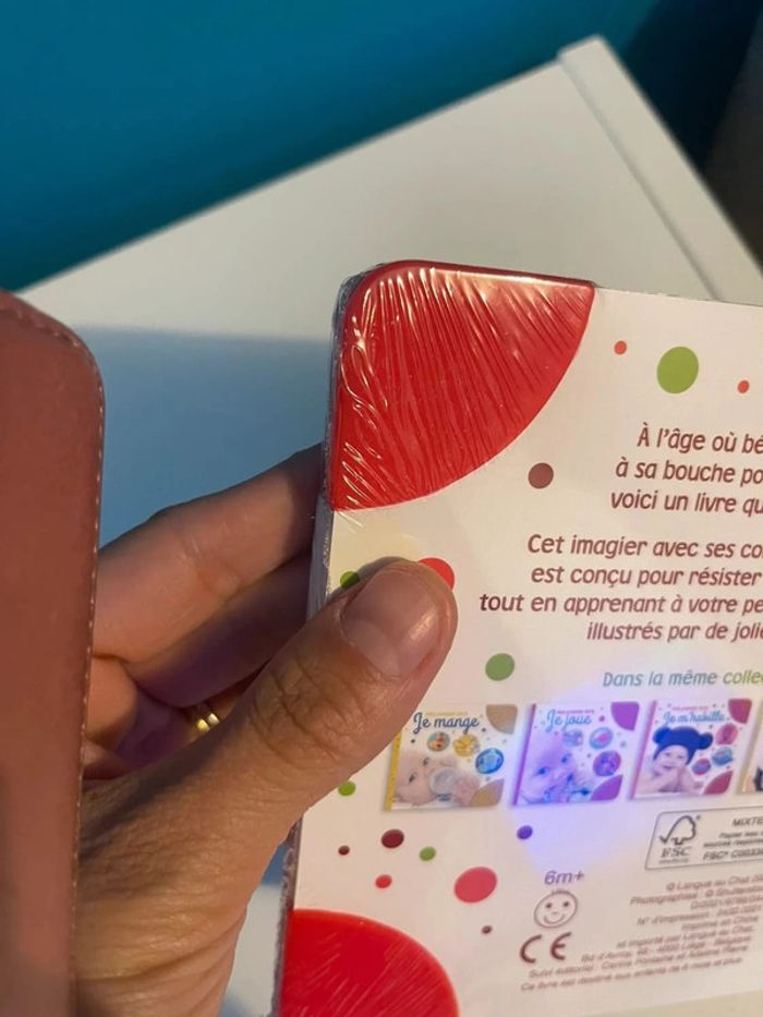 Livre bébé neuf sous blister mon premier livre je fête Noël - photo numéro 3