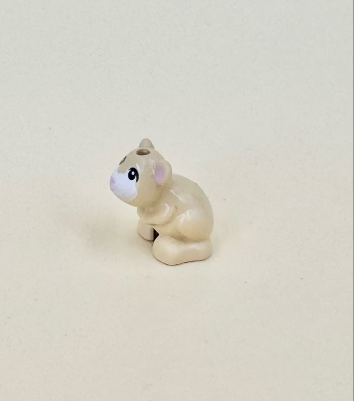 Lego animaux Friends : Souris / Hamster prénommé Jellybean (oreilles et museau rose) - NEUF - photo numéro 2