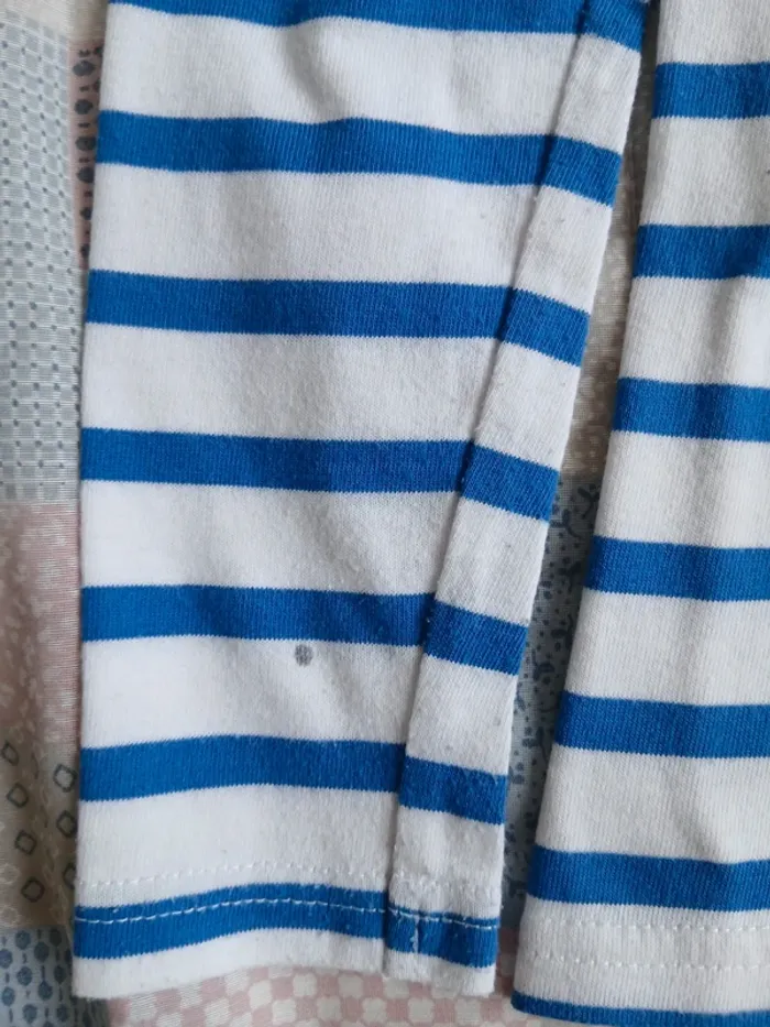 T-shirt marinière 5 ans - photo numéro 3
