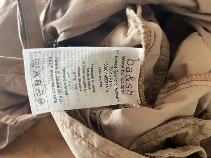 Superbe combinaison short de la marque Ba&Sh, coloris beige clair, en taille 0 (36). - photo numéro 5