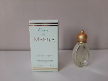 Miniature de parfum.  Eau de Mahila. François d'Urville