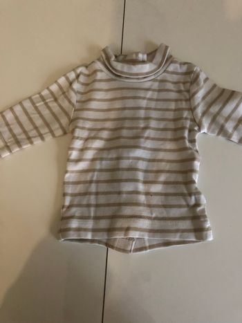 1 bodies et 1 t-shirt manche longue - 1 mois